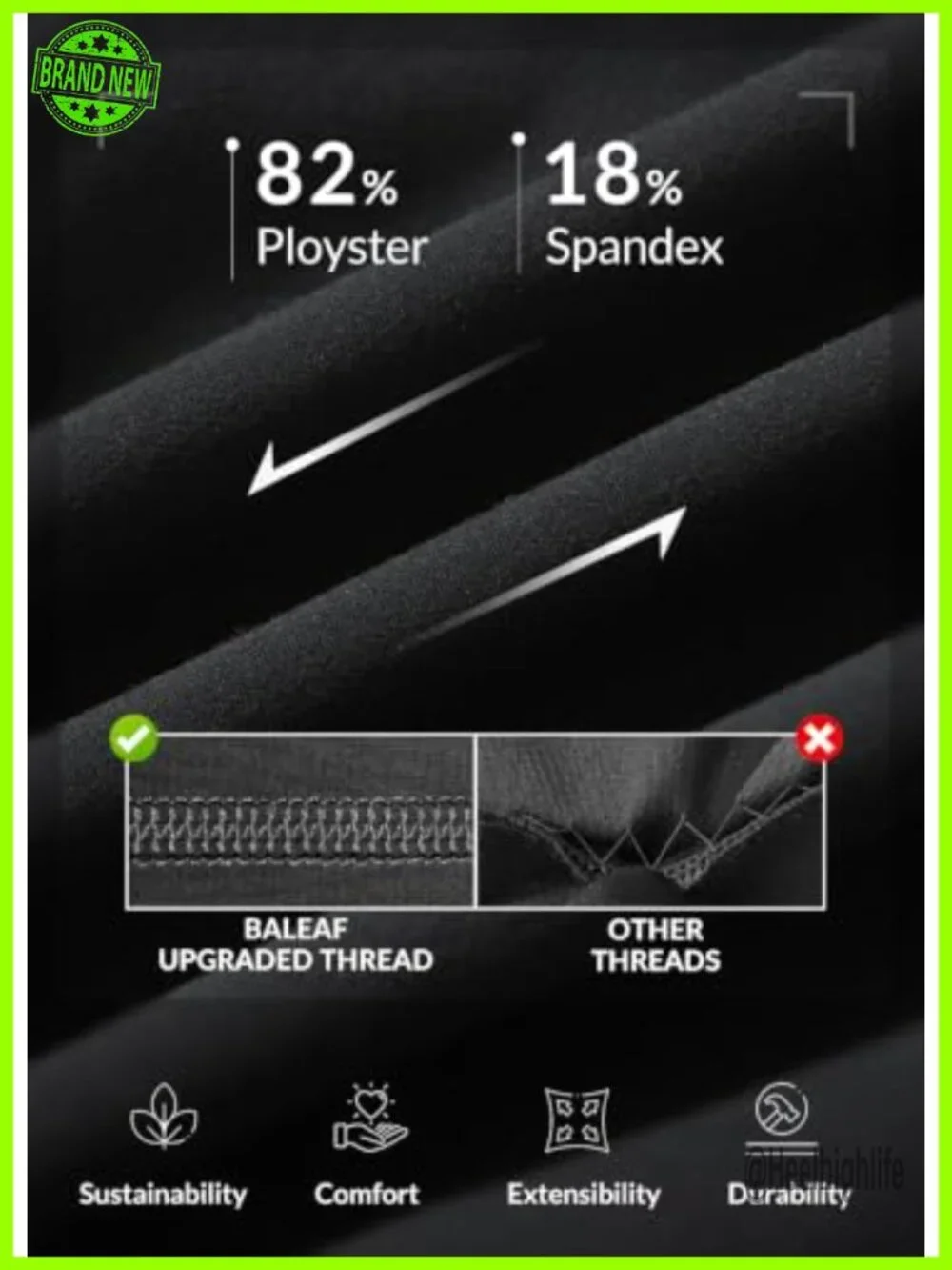 High Waist Capri Yoga Pants with Pockets, 4-Way Stretch, Straight Leg